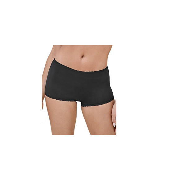 Skarlett Blue Adorned Boyshort Black Size XL 4622 - Picture 1 of 1